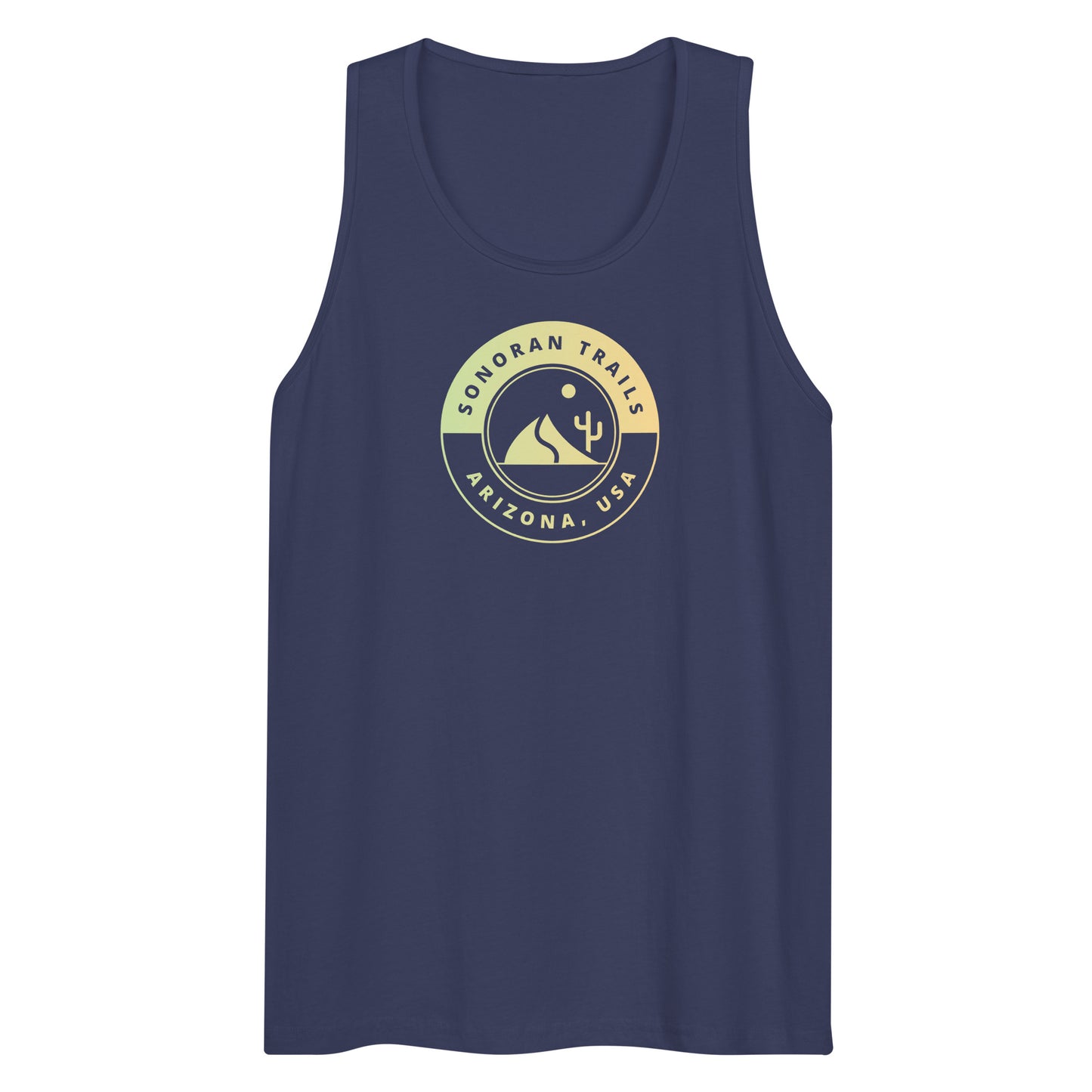 I Run This Place Men’s premium tank top