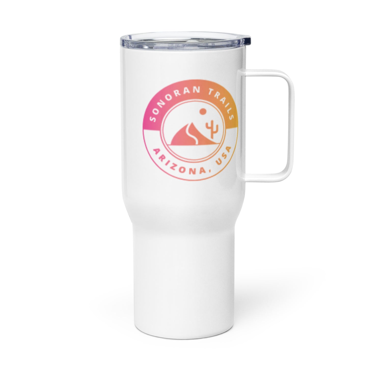 ST Logo Travel mug with a handle