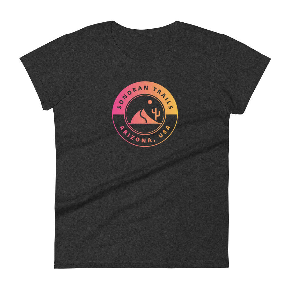 Sonoran Trails Sunset Logo Women's short sleeve t-shirt