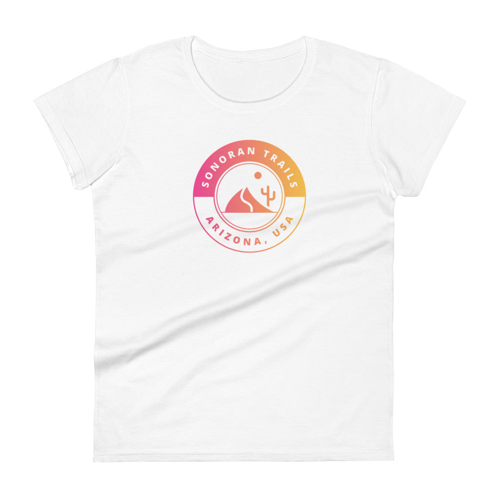 Sonoran Trails Sunset Logo Women's short sleeve t-shirt