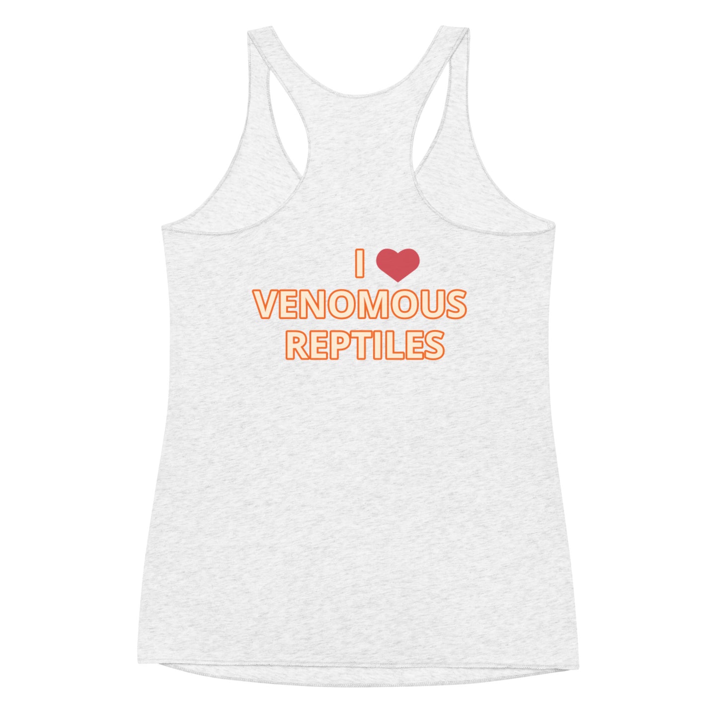 I Love Venomous Reptiles Women's Racerback Tank