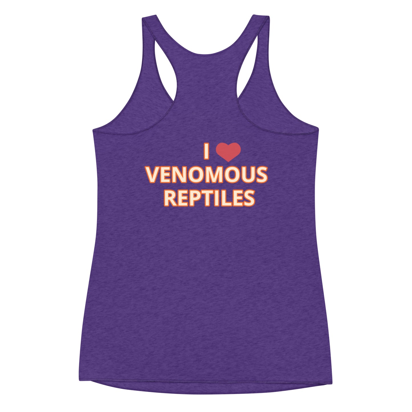 I Love Venomous Reptiles Women's Racerback Tank