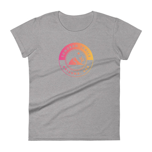 Sonoran Trails Sunset Logo Women's short sleeve t-shirt
