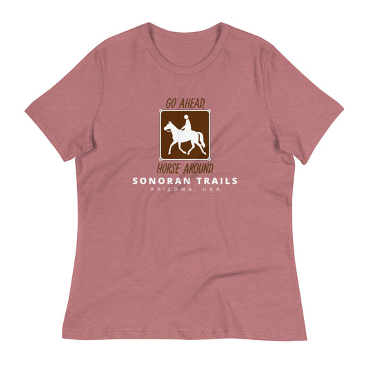 Horse Around Women's Relaxed T-Shirt